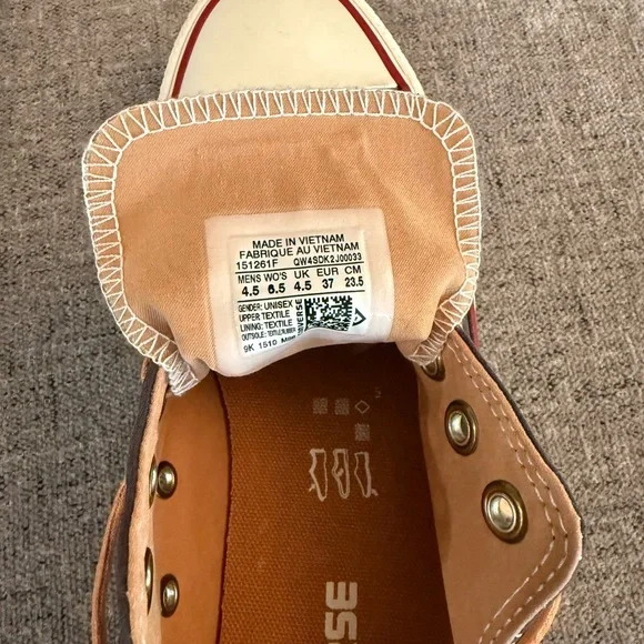 Converse All Star Navy Blue Sneakers NWOT - Picture 6 of 6